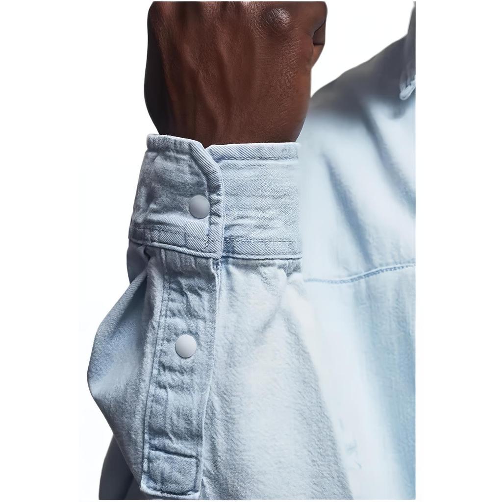 Levis Button-Down Fitted Chest Pocket Long Sleeve Shirt Men shirts Blue 21257-0000