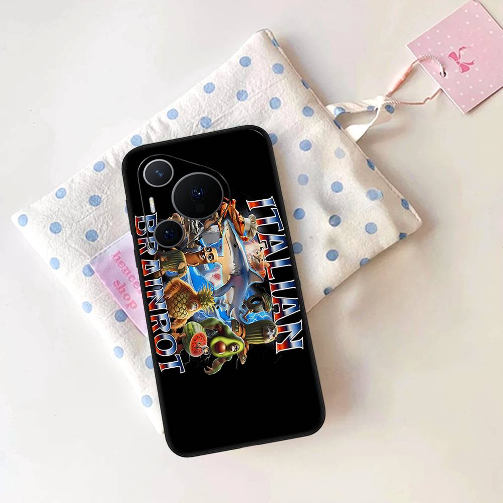 I-ITALIANS B-Brainrot Creative Animal Phone Case For Huawei P 8 9 10 20 30 40 50 Pro Lite Psmart Honor 10 Lite 70 Mate 20lite