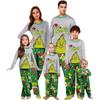 Parent-child Christmas Print Home Suit Long-sleeved Top And Pants