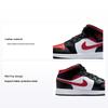 Air 1 Mid GS Black Fire Red Kids Sneakers White 554725-079
