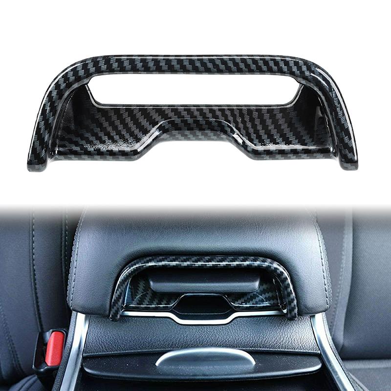 1Pc Car Carbon Fiber Center Armrest Box Switch Button Trim Cover for Dodge Charger 2016-2021 Interior Parts