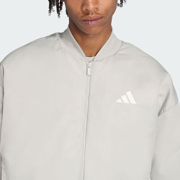 adidas Stadium Sports Casual Baseball Collar Long Sleeve Cotton Jacket Men Jacket JX5634