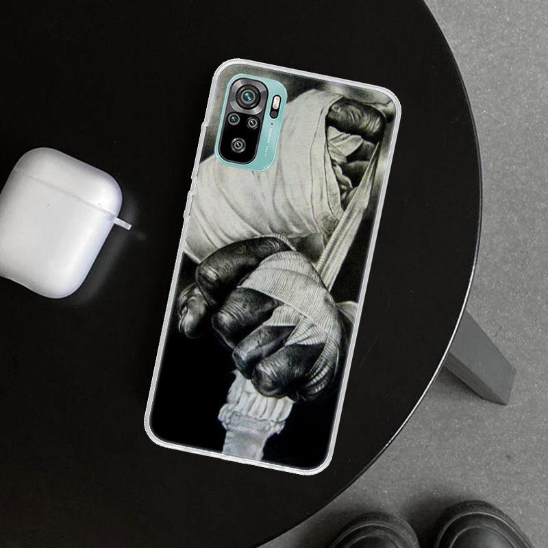 Muay Thai Fight Boxing Phone Case Cover for Xiaomi Redmi Note 15 14 13 12 11 Pro Plus 14S 12S 11S 11T 11E 10S 10 Customized Fund