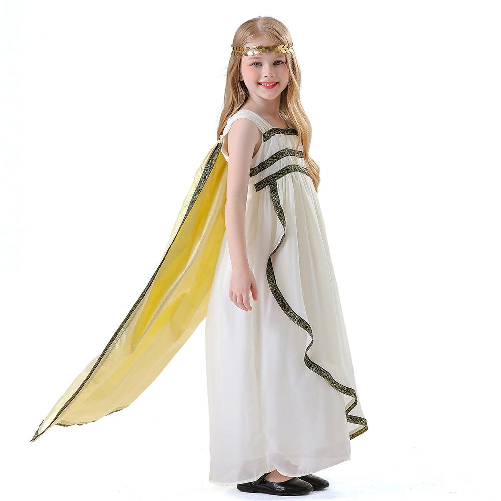 Ancient Greek Muse Cleopatra cosplay children adult parent-child masquerade costume