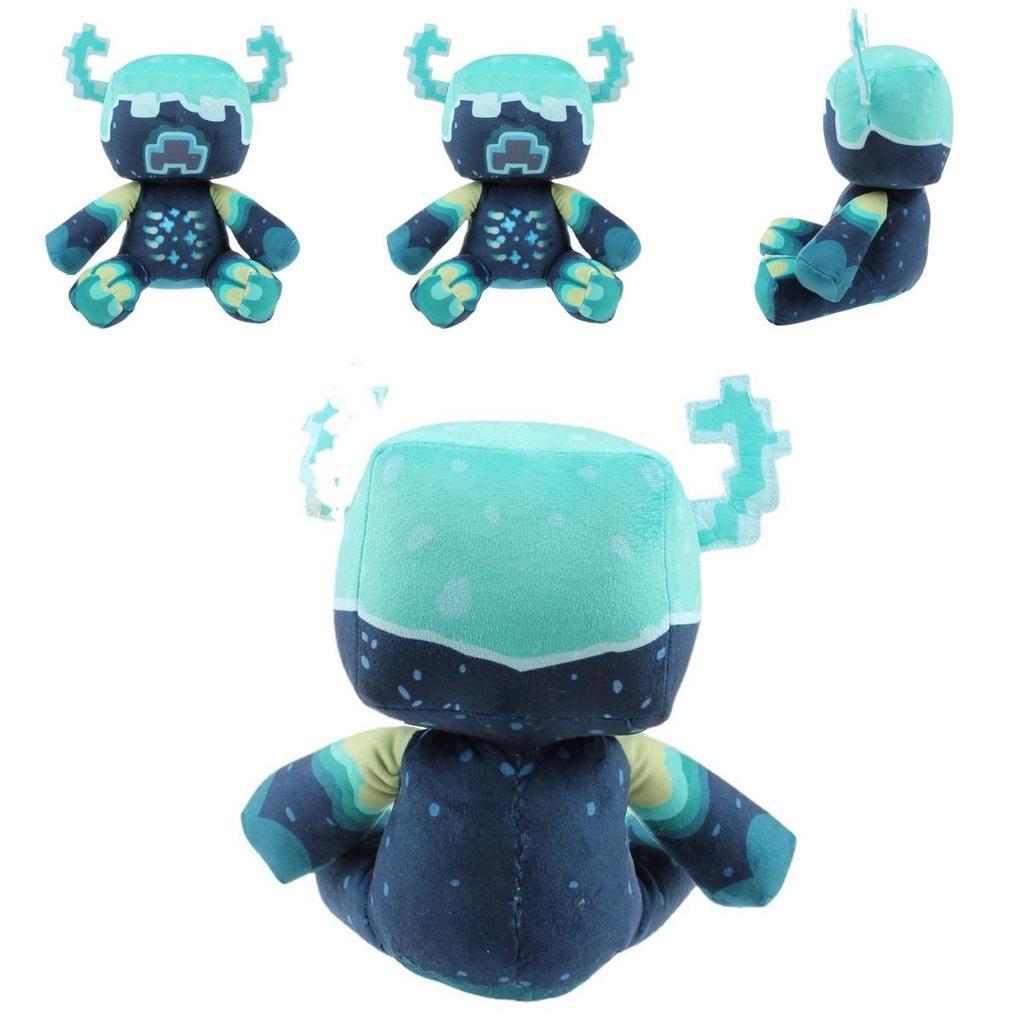Minecraft Wächter Plüschtier Stofftier Weiche Pixelpuppe Kinder Geschenk Spielzeug 25cm