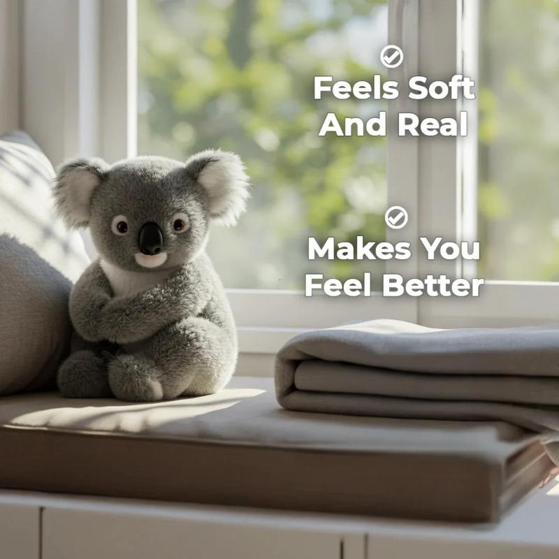 25CM Koala Panda Soft Touch Filling Imitations Emotional Healing On Demand Companion Hug Animal Buddy Gift