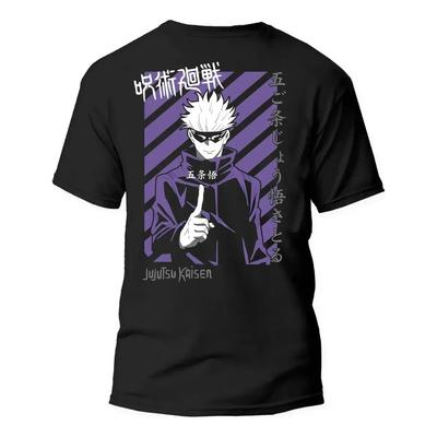 Playera Jujutsu Kaisen Satoru Gojo Blanco Y Negro