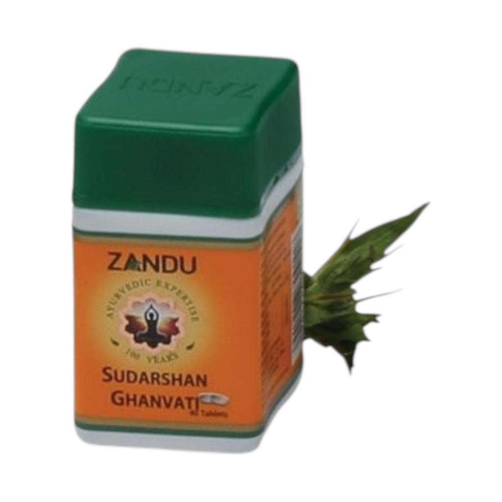 Zandu Sudarshan Ghanvati Tablets Pack Of 3 Herbal Wellness Tablets For Daily Health Support And Seasonal Balance 100 Tabs Each