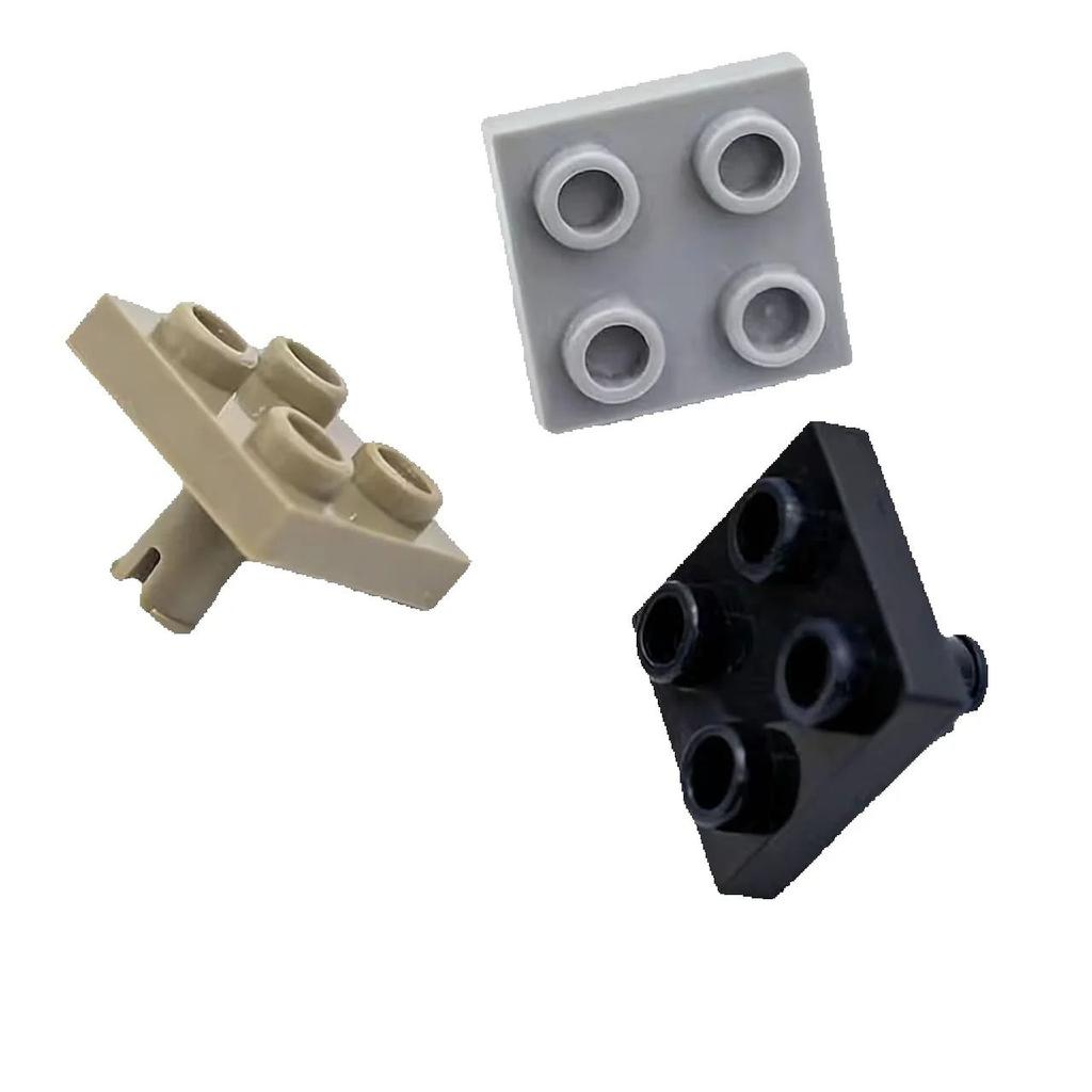 10pcs 2476 2x2 with Bottom Pin Building Blocks MOC Technical Accessories Compatible with Brick Children Toys Gift
