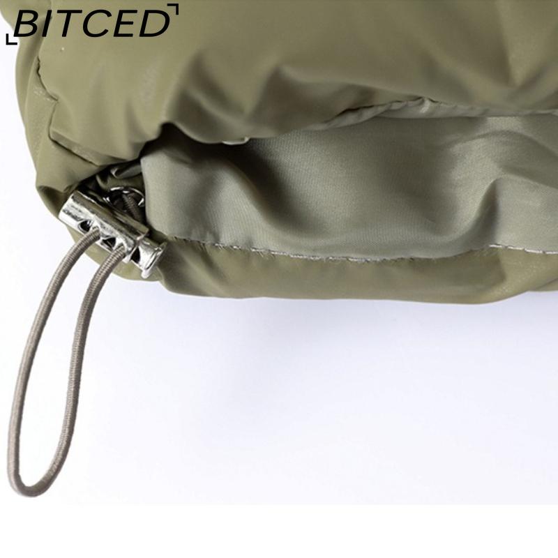 BITCED Women's Short-Length Autumn/Winter Cotton Waistcoat - Thickened Padded Vest