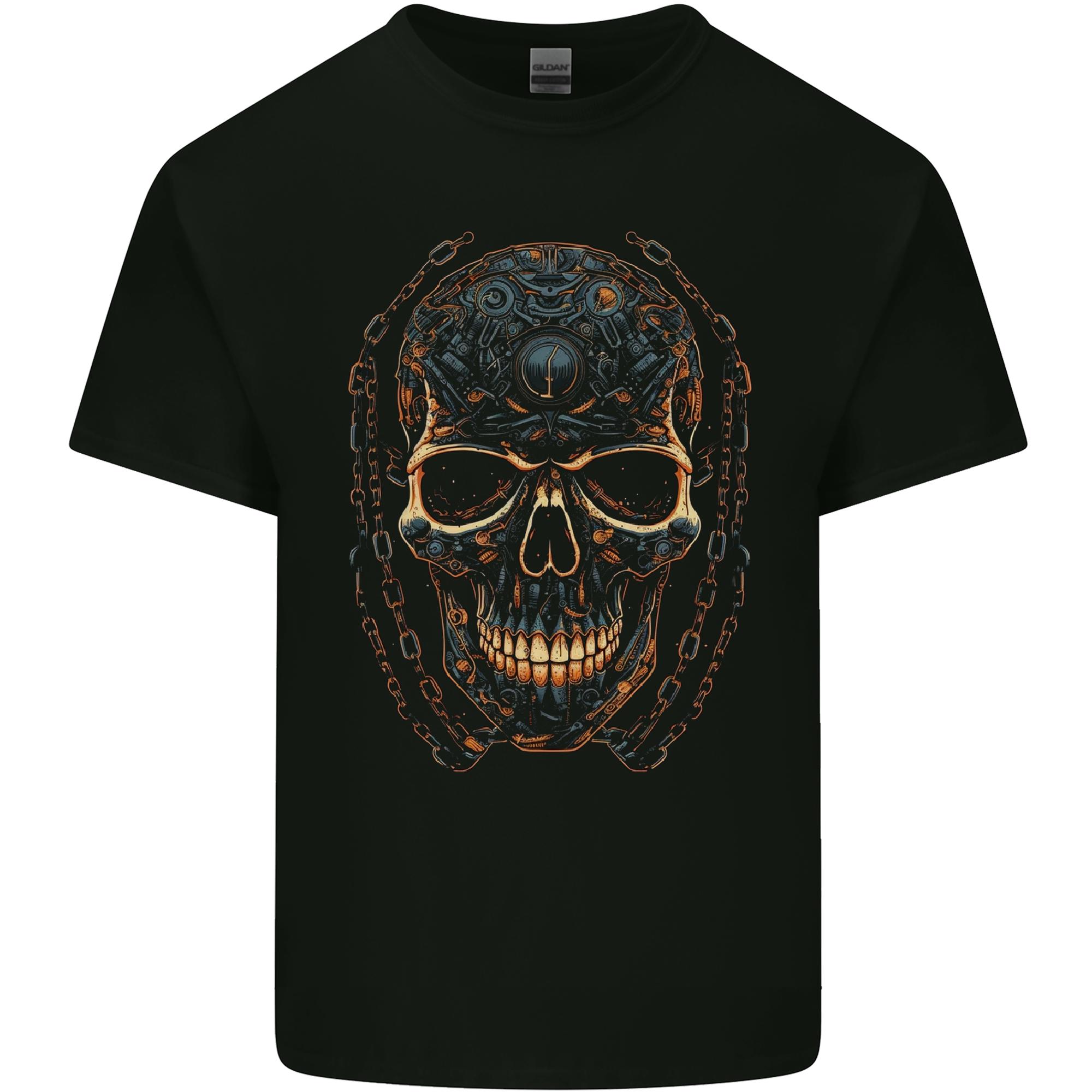A Skull Made of Scrap Unisexs Light Cotton TShirt S