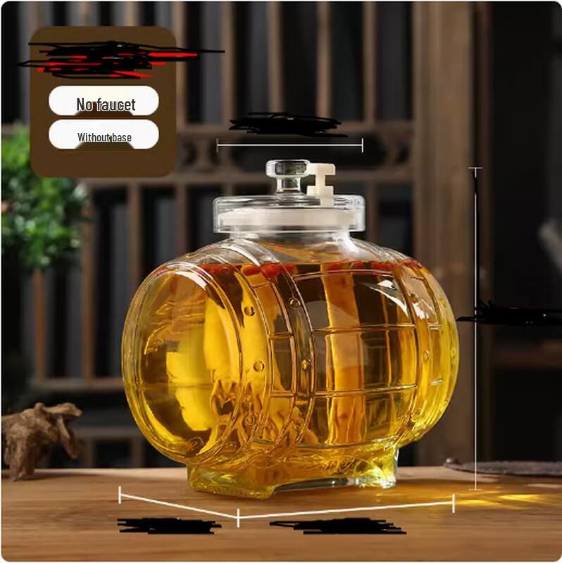 

Yuyi Angel Sealed Horizontal Glass Infusion Jar