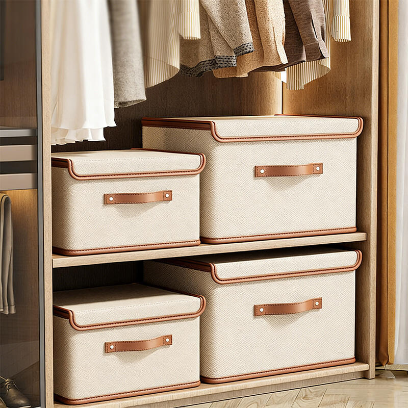 Clothes Storage Box With Lid For Household Use Wardrobe Underwear Storage Box Organizing Boxed Clothes Blankets Storage Basket