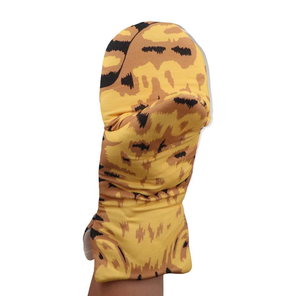 Heat Resistant Cartoon Baking Gloves Non-Slip Kitchen Handschoen Cat Paws Oven Mitts  Grilling