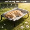 For Cats Dogs Elevated Cooling Dog Bed Washable Hammock Breathable Mesh Cot Indoor Outdoor Anti-Scratch Waterproof Portable
