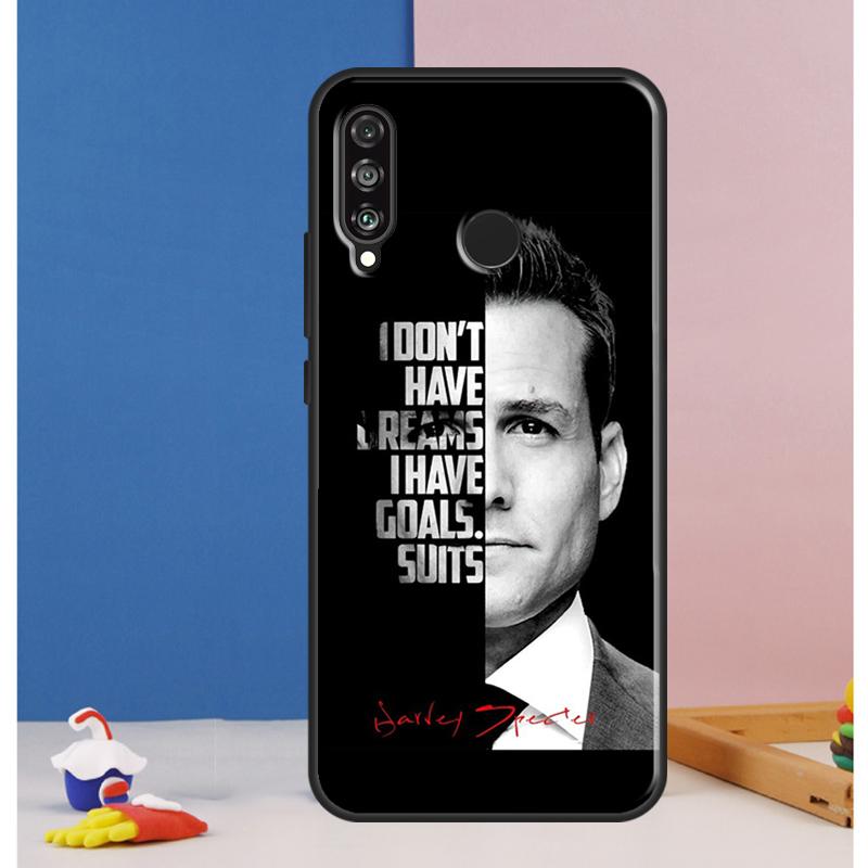 Suits TV Show For Huawei Nova 12s 12i 11i 5T Y90 Y70 Y60 Y61 Y91 Y72 9 10 SE P60 Pro P20 P30 P40 Lite Case