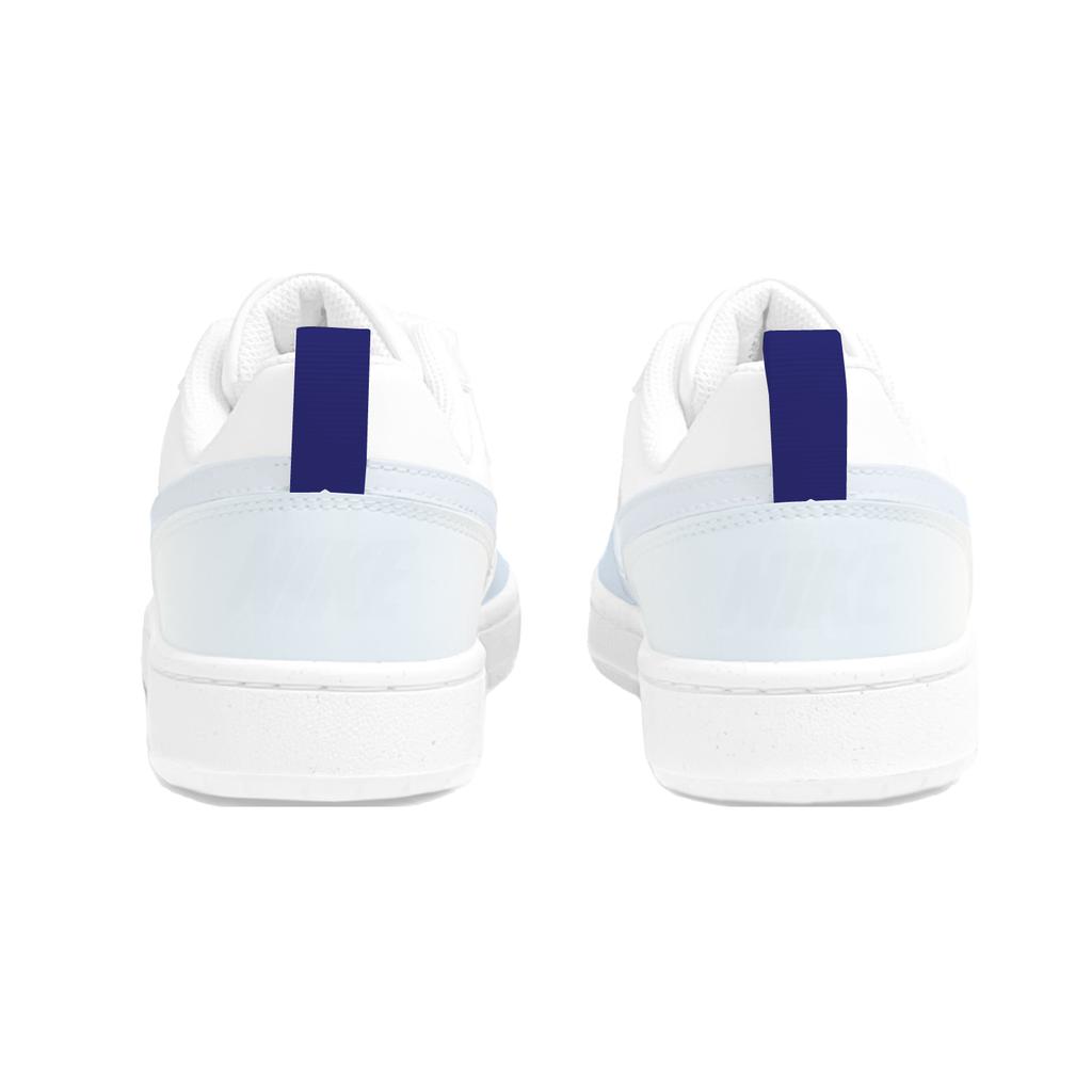 Nike Court Borough Ice Blue Coconut Low top Skateboard Shoes Women's Blue White FV8120-141(Team1121-)