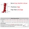 Fashion Liyke 2025 Autumn Winter Pleated Patent Leather Knee High Boots Female Pointed Toe Slip On Motorcycle Shoes Women Square Heels