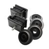 1 Set Engine Mounting Rubber Cushion Feet Bumper Compatible with Hitachi Excavator EX120-2