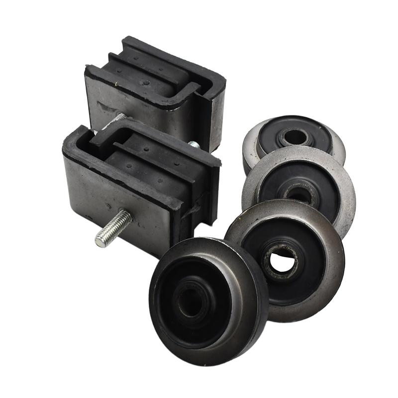 1 Set Engine Mounting Rubber Cushion Feet Bumper Compatible with Hitachi Excavator EX120-2