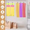 20Pcs Hanging Hold Clip for Closet 360° Rotating Stainless Steel Legging Organizer Boot Hanger Space Saving Hangers Single Clip