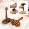 1 Pcs Portable Sandalwood Gua Sha Massage Brush Head Neck Abdominal Leg Body Meridian Massager Wooden Therapy Massage Tools