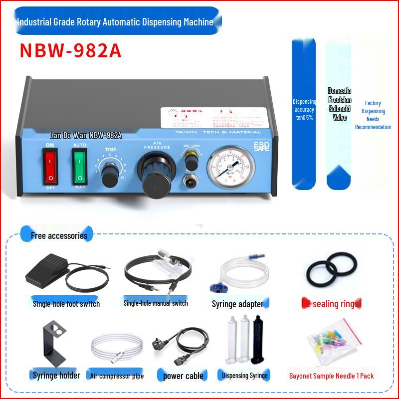 Lanbaowan Fully/Semi-Automatic UV/Silicone Potting & Dispensing Machine with Manual Controller