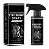 Sprej na čištění pneumatik pro auta, nákladní vozy, motocykly, 120 ml Sprej na nátěr pneumatik Rychlý obnovovač lesku