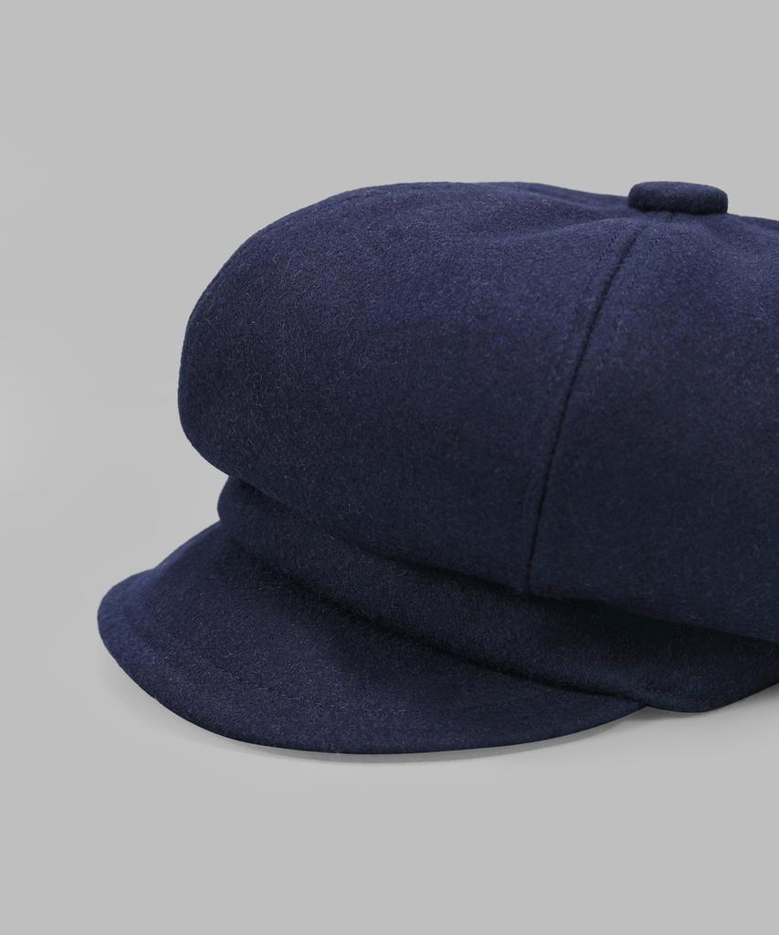 Maia Wool Beret - Navy