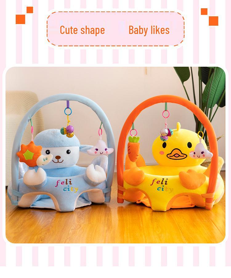 Cartoon-Kindersicherheitssitz - Lernsofa & Beruhigender Hochstuhl