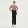 HUIT Wrap-Style Bootcut Leggings Htwle5I50T