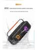 60W High-Power Bluetooth Subwoofer, IPX7 Waterproof RGB Portable Outdoor Speaker