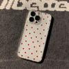 Luminous Love Print Clear Phone Case for iPhone 17 Pro Max 16 15 Pro 14 13 12 11 XR 17Air 16 Plus Silicone Cover