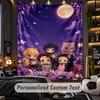 Personalized Wall Tapestry,Demon Slayer Custom Printed Name, Fabric Wall Art For Indoor Room Backdrop