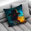 R-Red D-Dead Redemption Morgan Rdr2 Kissenbezug Für 45X45Cm 40X40Cm 55X55Cm 50X50Cm 30X30Cm Quadratisch Auto Kissenbezug Hülle