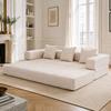 Sofá Modular Bloco de Chenille - Super Macio, com Bolsos Laterais para Armazenamento e Parte Inferior Antiderrapante. Perfeito para Sala de Estar, Área de Brincar ou DIY