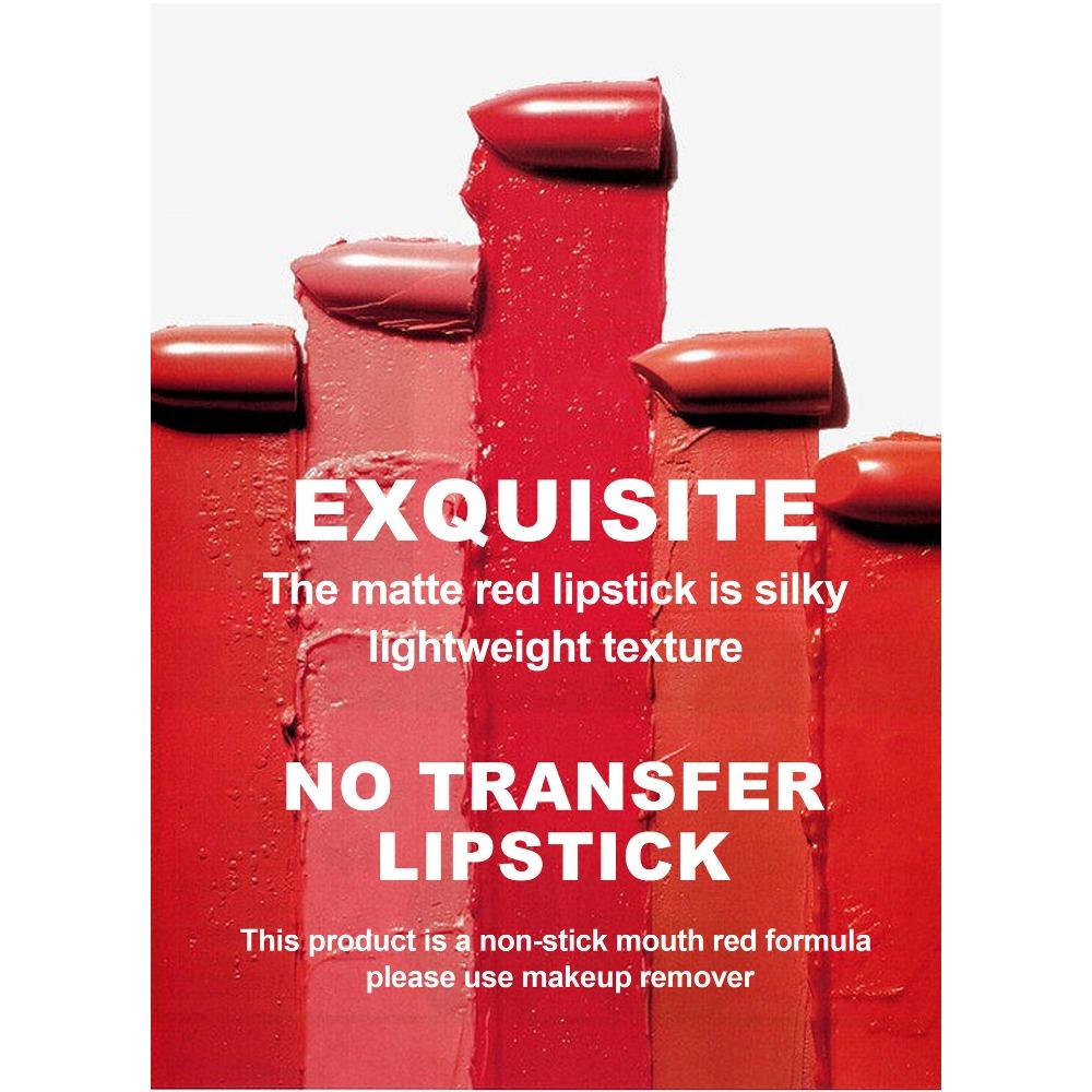 HANDAIYAN Libje Sûnder Dipping Cup Lipstick 10 Kleuren Ien -tylige Matlippenstift Kleur Hyurizing