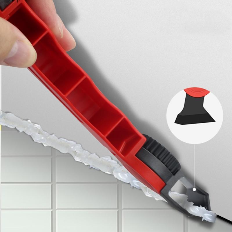 Silicone Caulking Remover Grout Removal Sealant Scraper Tool Sealant Finishing Tool for Bathroom Kitchen Floor Window