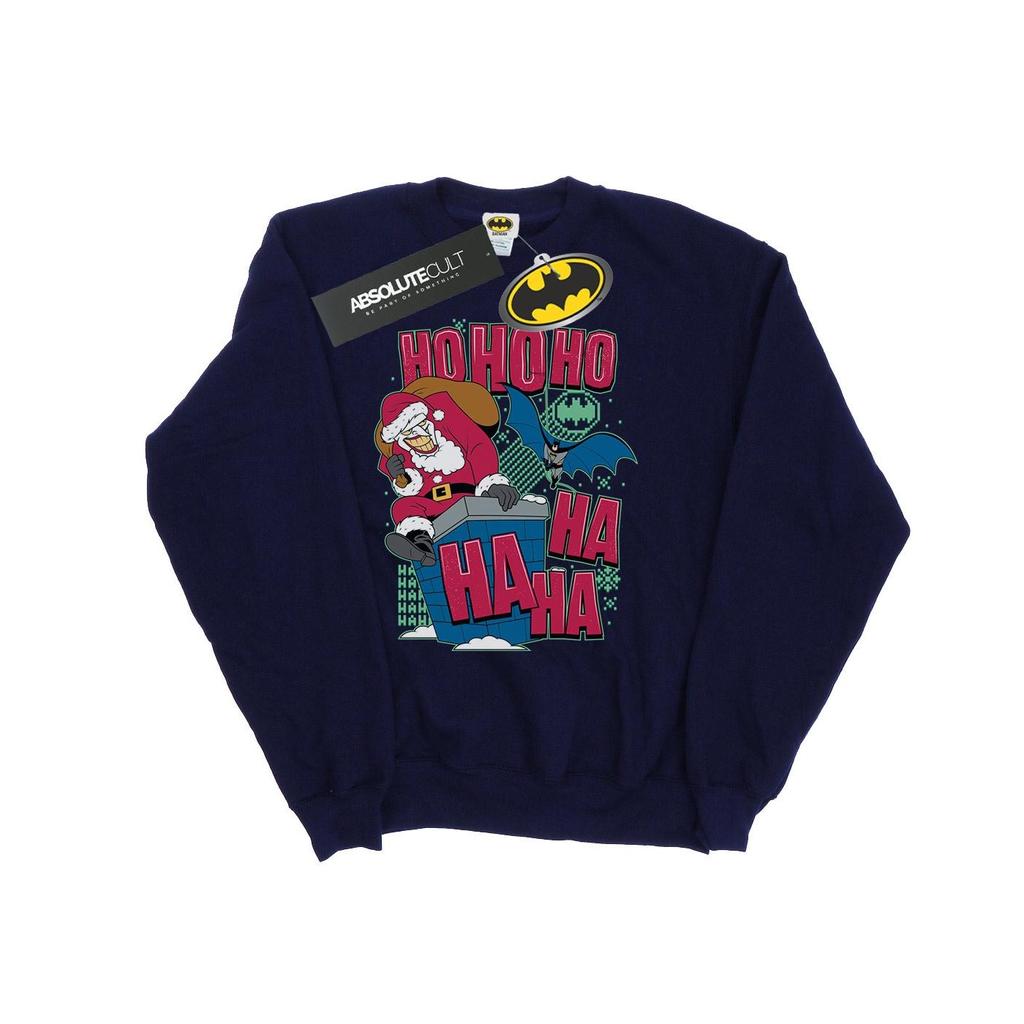 DC Comics Womens/Ladies Batman And Joker Ha Ha Ha Ho Ho Ho Sweatshirt
