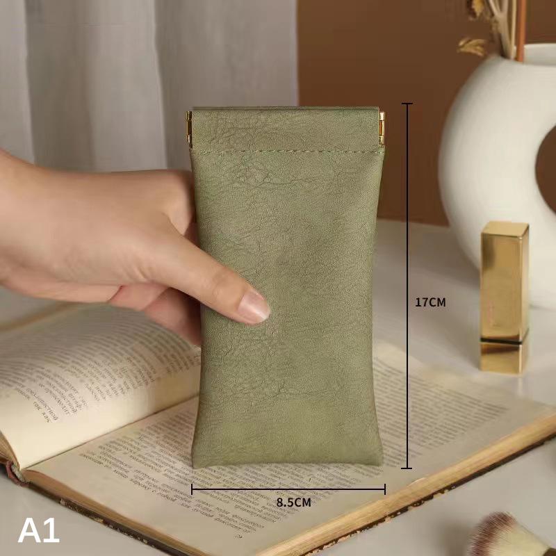 

Мягкие кожаные чехлы для очков для чтения, водонепроницаемые сумки для хранения солнцезащитных очков