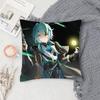 Anaxa Animated Game Honkai Star Rail Pillow Case Fashion Square Pillowcase Bedroom Sofa Room Ins Decoration Leisure