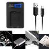 Slim Battery LCD USB Charger Sleek and Reliable Charging Accessory for NEX5 NEX5R NEX5N NEX3 NEX3N NEX7 NEXC3