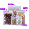 100pcs Holographic Resealable Mylar Bags Ziplock Candy Suger Tee Jewelry Beauty Storage Bag