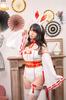 Clearstone SugarWhip Cosplay Halloween Shrine Maiden Bunny White Women's