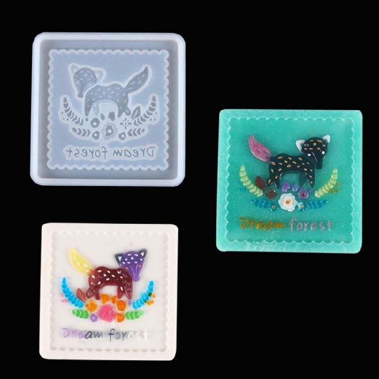 Coasters Molds for Epoxy Resin Animal Coaster Mould for Resin Casting Art Molds