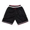 Bulls Retro Embroidered Drawstring Cropped Basketball Shorts Training Shorts