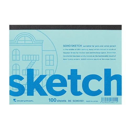

Maruman Drawing Paper Sketch Pad SOHO B6 SOHO601