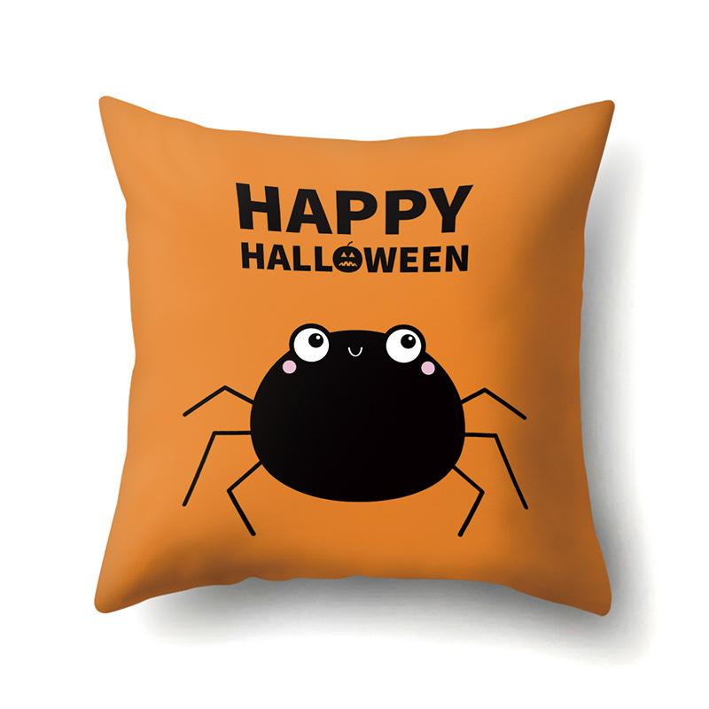 Halloween Pillowcase Car Waist Pillow Pumpkin Sofa Cushion Cover Office Home Living Room Pillowcase