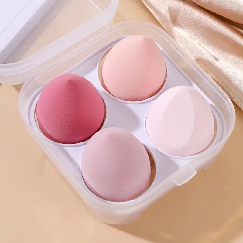 

4Pcs Makeup Sponge Professional Cosmetic Puff for Foundation Beauty Make Up Blender Powder Wet and Dry Combined Accessories Tool