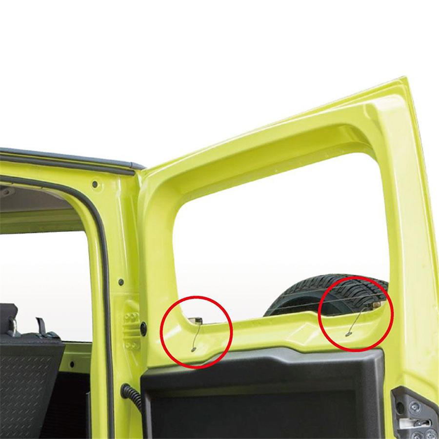 New Pair Rear Windscreen Heating Wire Protector Cover Cap For Suzuki Jimny 2019-2020